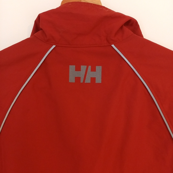 Helly Hansen Mens Red Quarter Zip Showerproof Jacket Size Small - Picture 5 of 7